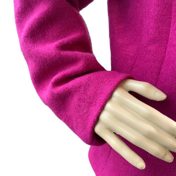 Linea By Louis DellOlio Pink 3 Button Notched Lapel Pockets Blazer Jacket Large - Picture 6 of 13